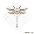 Dragonfly silhouette svg