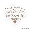 The influence of a good teacher svg