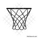 Basketball net svg | Basketball hoop svg