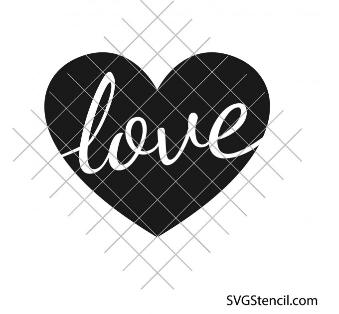 Heart with love free svg | Heart design svg