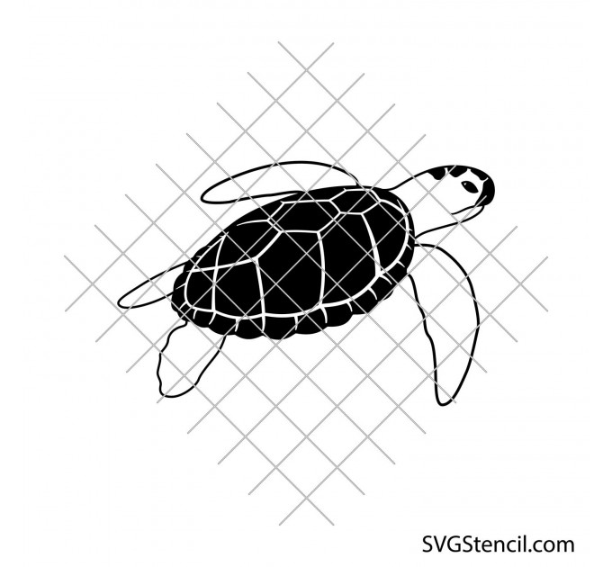 Sea turtle svg | Cute turtle svg