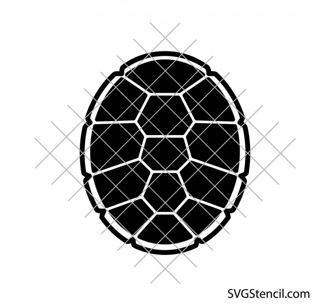 Turtle shell svg | Simple turtle shell svg