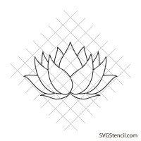 Lotus flower svg | Namaste flower svg