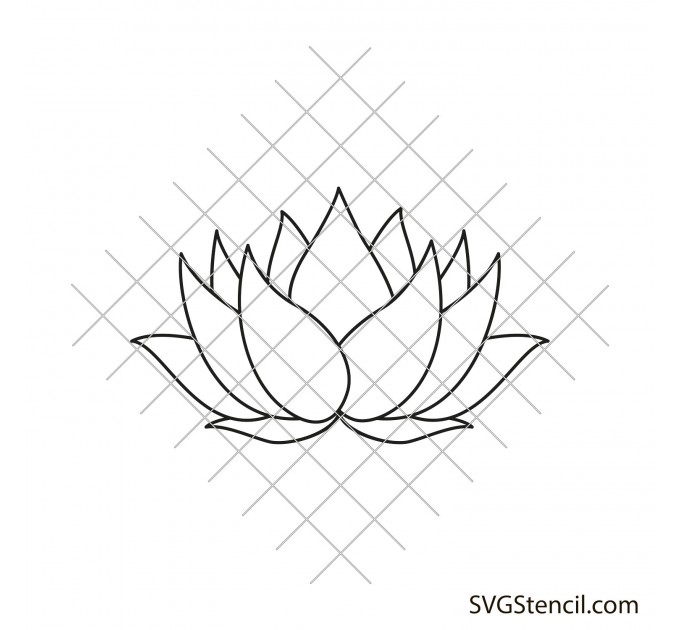 Lotus flower svg | Namaste flower svg