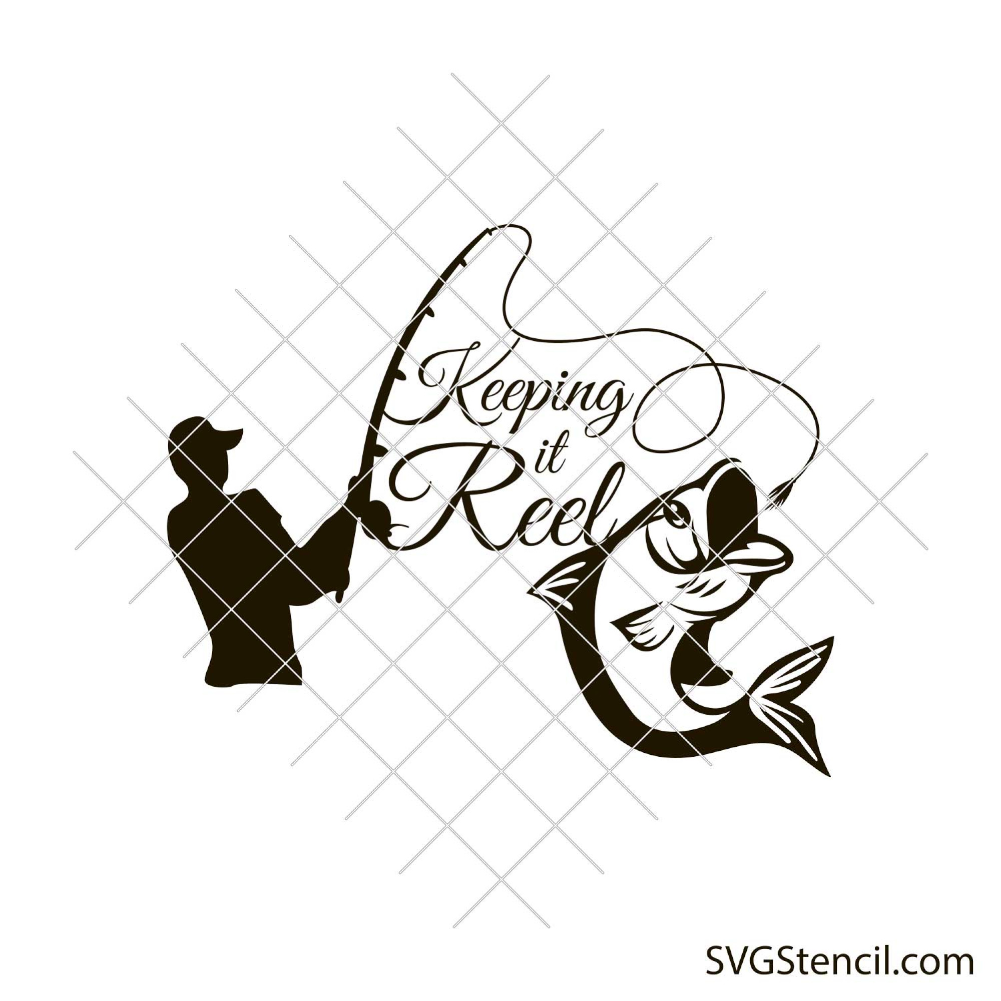 fish reel svg Funny Cranky Fishing Pun Humor Fishermen PNG Digital Cutting  creativeusarts fishing reel Icon by dDara