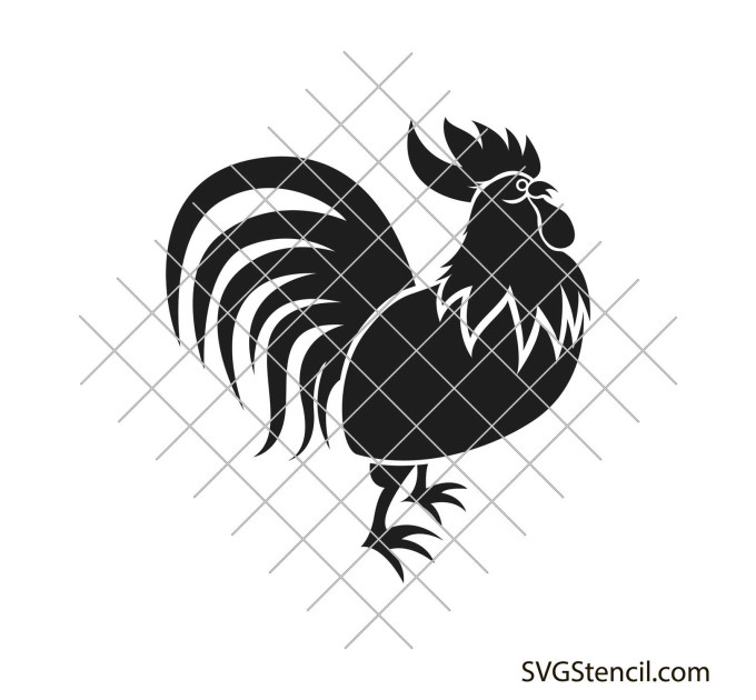 Rooster svg | Fighting rooster svg