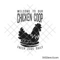 Chicken coop svg | Hen house svg