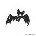 Halloween bat svg