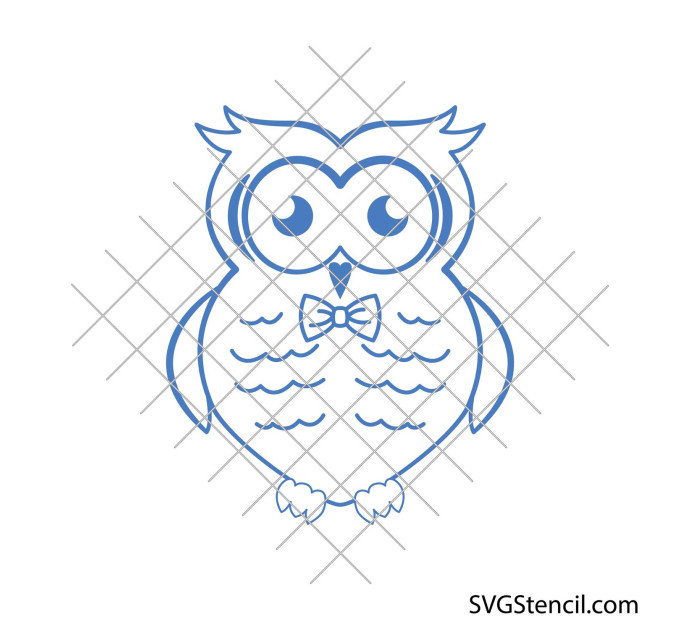Girly owl svg | Baby owl svg