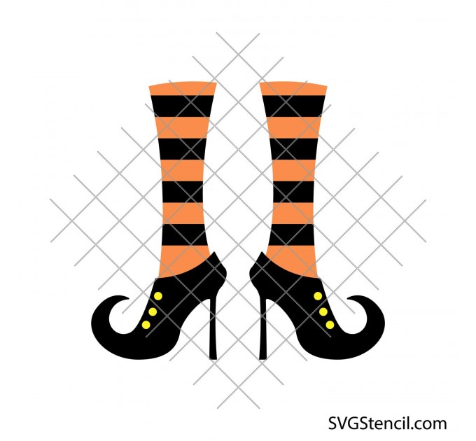 Witch legs svg | Witch feet svg