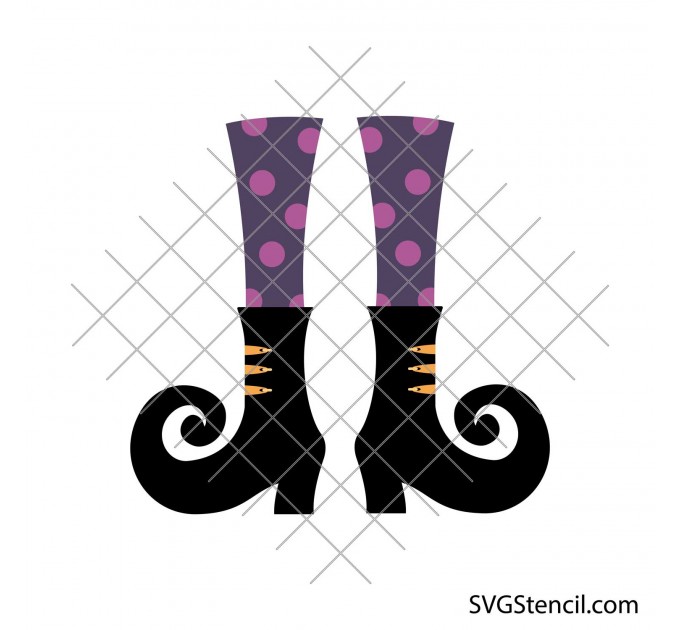 Witch legs svg | Witch feet svg