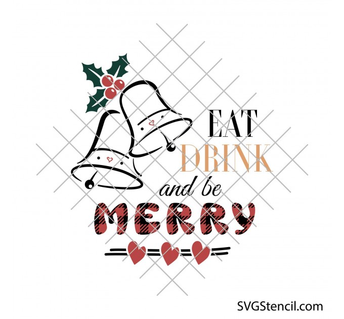 Eat drink and be merry svg