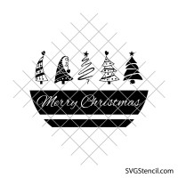 Merry Christmas svg | Christmas welcome sign svg