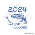 Cruise buddies 2024 svg | Cruise ship svg