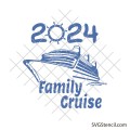 Cruise ship svg | Family cruise 2024 svg