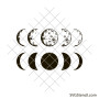 Moon phases svg