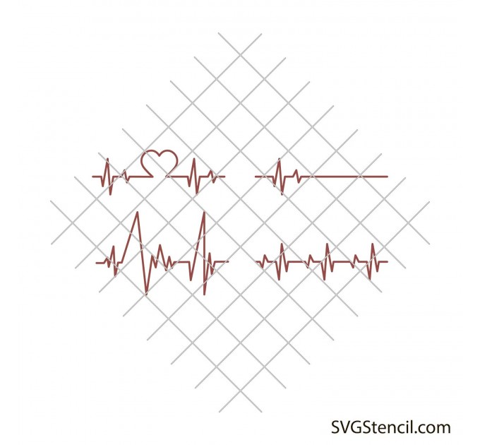 Heart beat svg | Heart rhythm svg