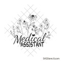 Medical assistant svg | Nursing svg