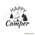 Happy camper svg | Camping life svg