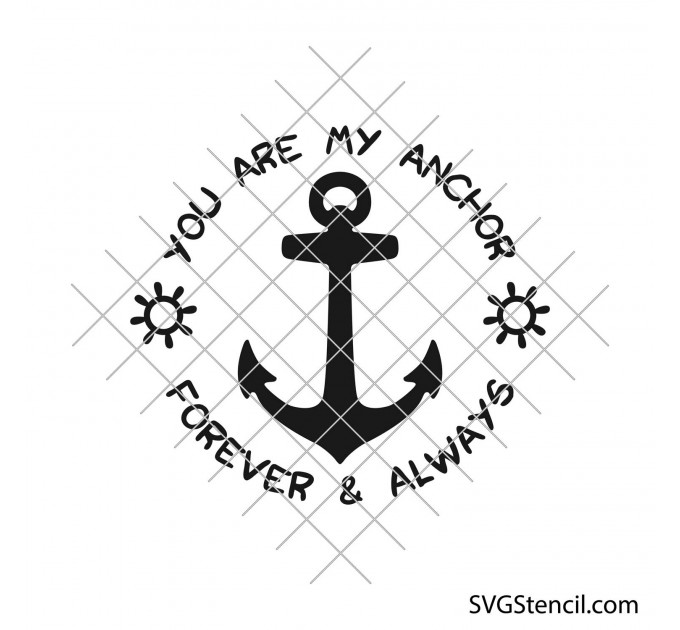 You are my anchor svg