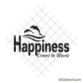 Happiness comes in waves svg | Summer shirt svg