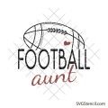 Football aunt svg | Football clipart svg