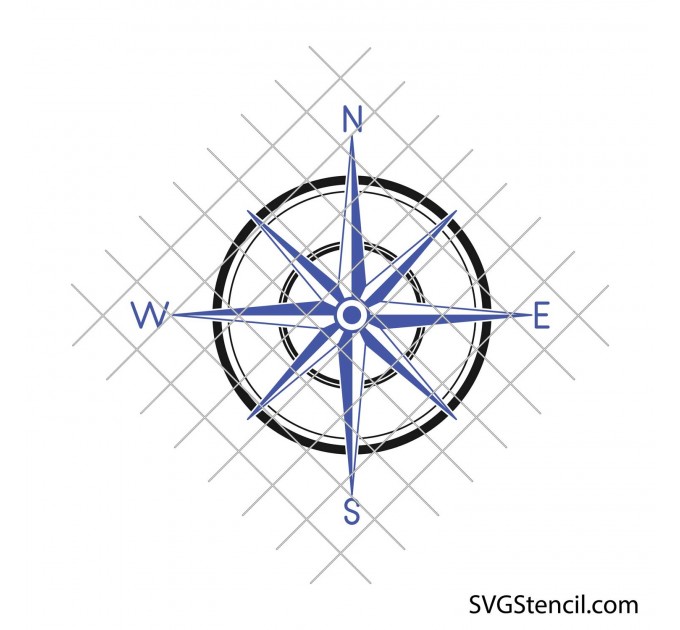 Compass svg | Layered svg design