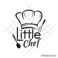 Little chef svg | Kitchen sign svg