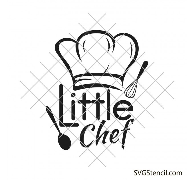 Little chef svg | Kitchen sign svg