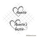 Auntie's bestie svg | Auntie is my bestie svg