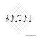 Music notes svg | Music symbols svg