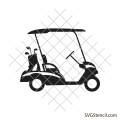 Golf cart svg design