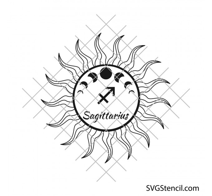 Zodiac sun signs svg | Astrology signs svg