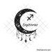 Zodiac moon signs svg | Horoscope svg bundle