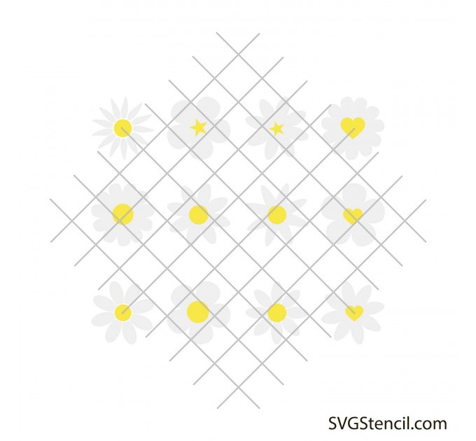 Cricut daisy flowers svg | Margurite daisy svg