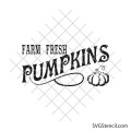 Farm fresh pumpkins svg | Farmhouse sign svg