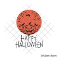 Happy halloween svg | Halloween shirts svg design