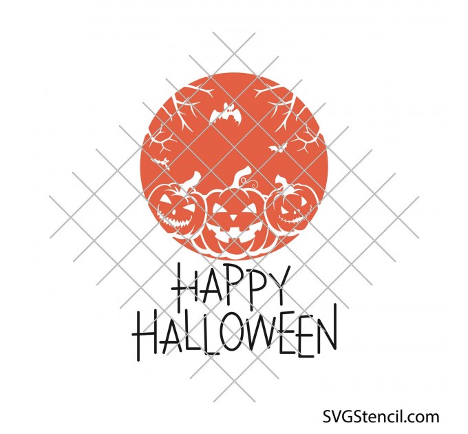 Happy halloween svg | Halloween shirts svg design