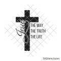 Jesus the Way, the Truth, the Life svg