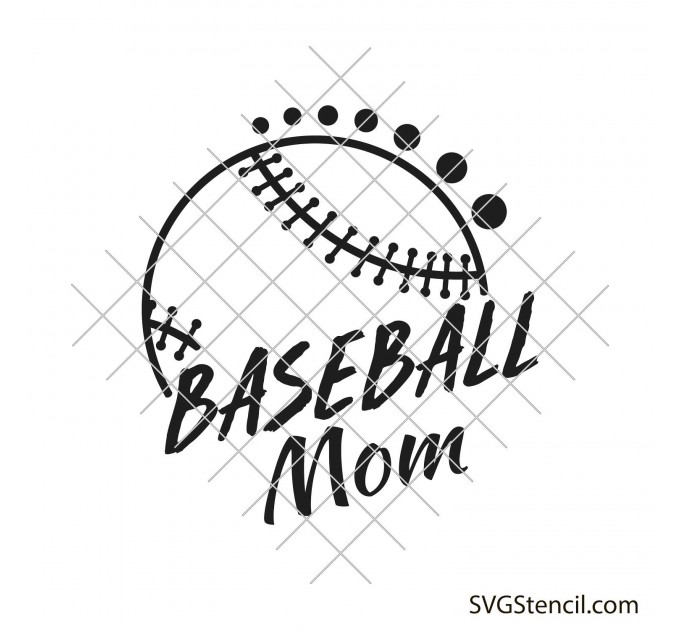 Baseball mom svg | Baseball game day svg