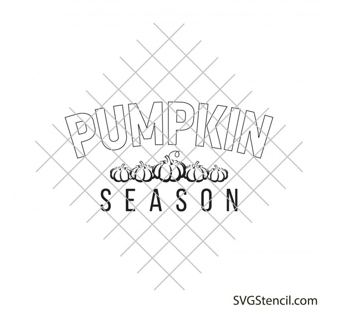 Pumpkin season svg | Autumn vibes svg