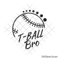 T-ball bro svg | Game day T-Ball svg