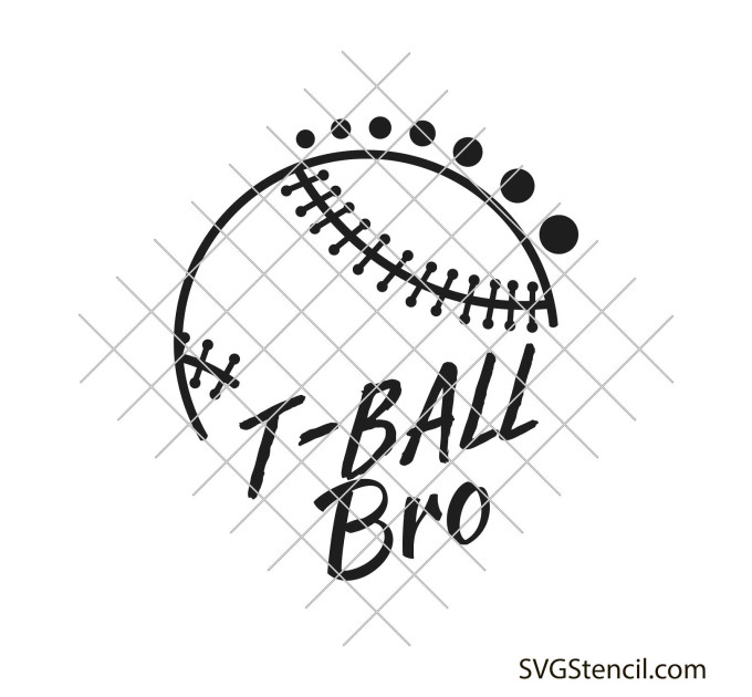 T-ball bro svg | Game day T-Ball svg