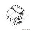 T-ball mom svg | Tee Ball mom svg