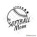 Softball mom svg | Softball shirt svg