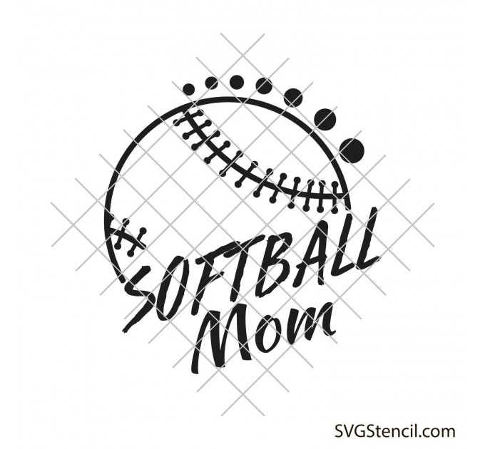Softball mom svg | Softball shirt svg