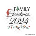 2024 family Christmas svg | Matching family Christmas shirts svg