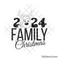 Family Christmas 2024 svg | New Year svg | Christmas squad svg