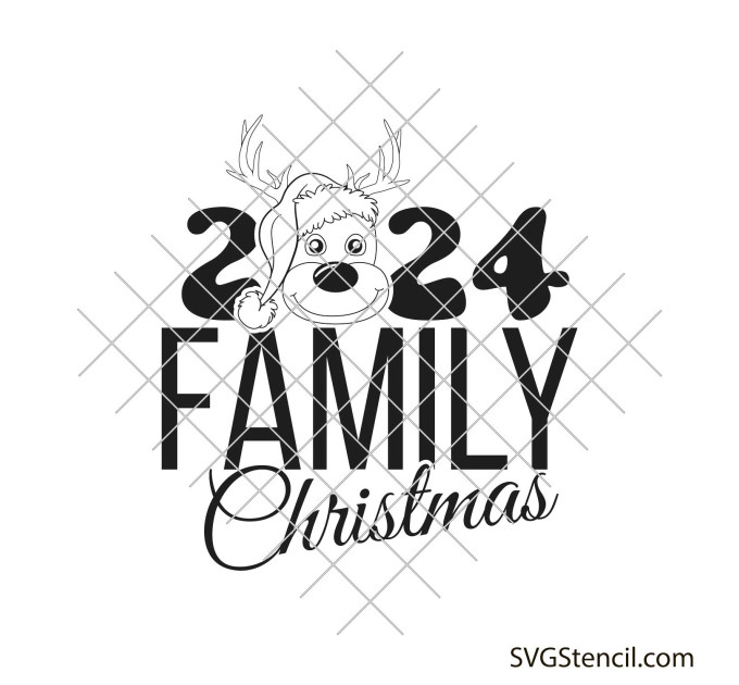 Family Christmas 2024 svg | New Year svg | Christmas squad svg