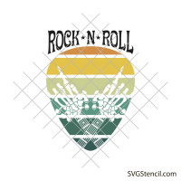 Guitar skeleton hand svg | Guitar pick svg